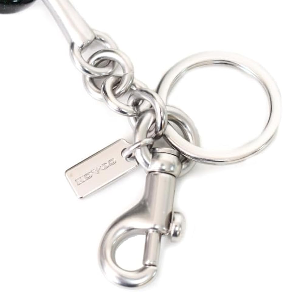 【新品！】COACHコーチ★レジンハートグリッターラメキーリング★バッグチャーム 新品！】COACHコーチ☆レジンハートグリッターラメキーリング